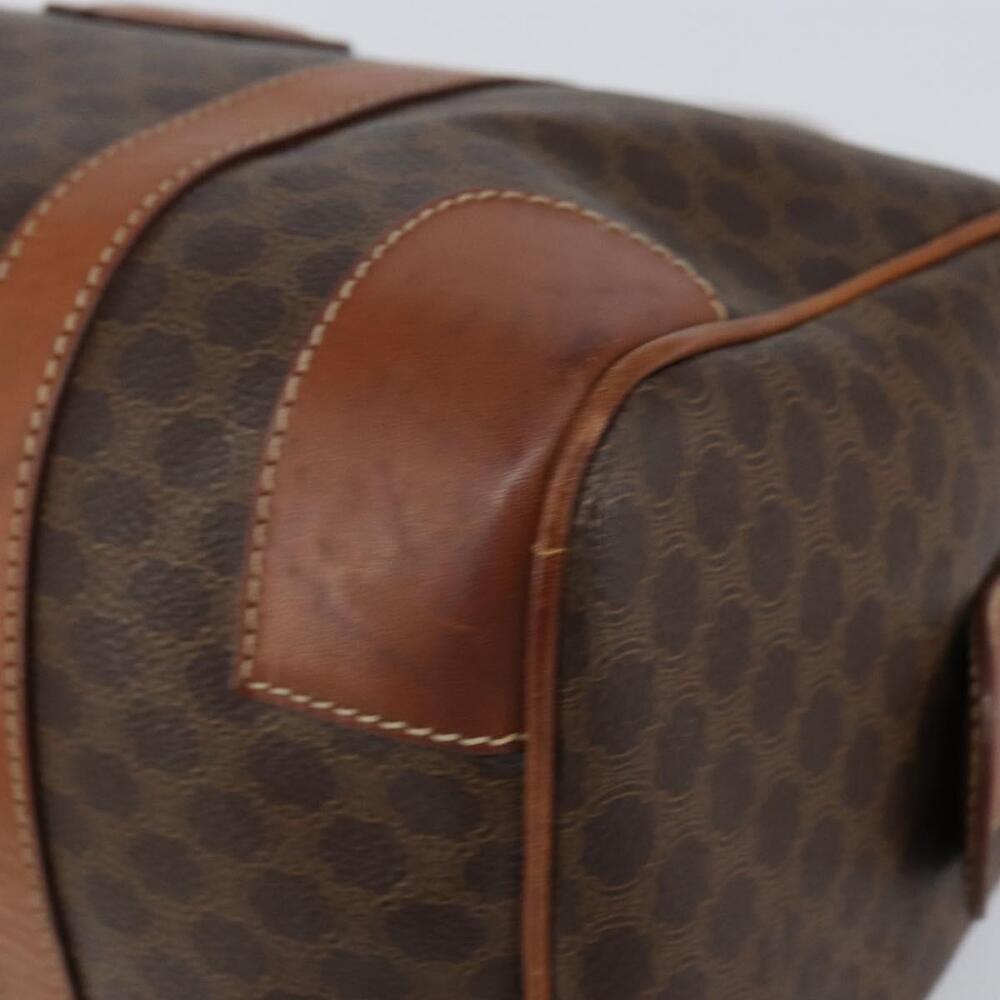 CELINE Macadam Canvas Hand Bag PVC Leather Brown Gold Auth ka572 - Picture 14 of 16